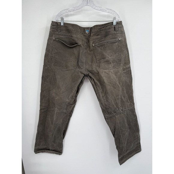 Kuhl RYDR Pants Mens 40 x 30 Grey Canvas Hike Climb Outdoors - Picture 5 of 8